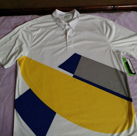 IZOD Other - NEW IZOD mens Perform Cool & Dry Golf Shirt Size L